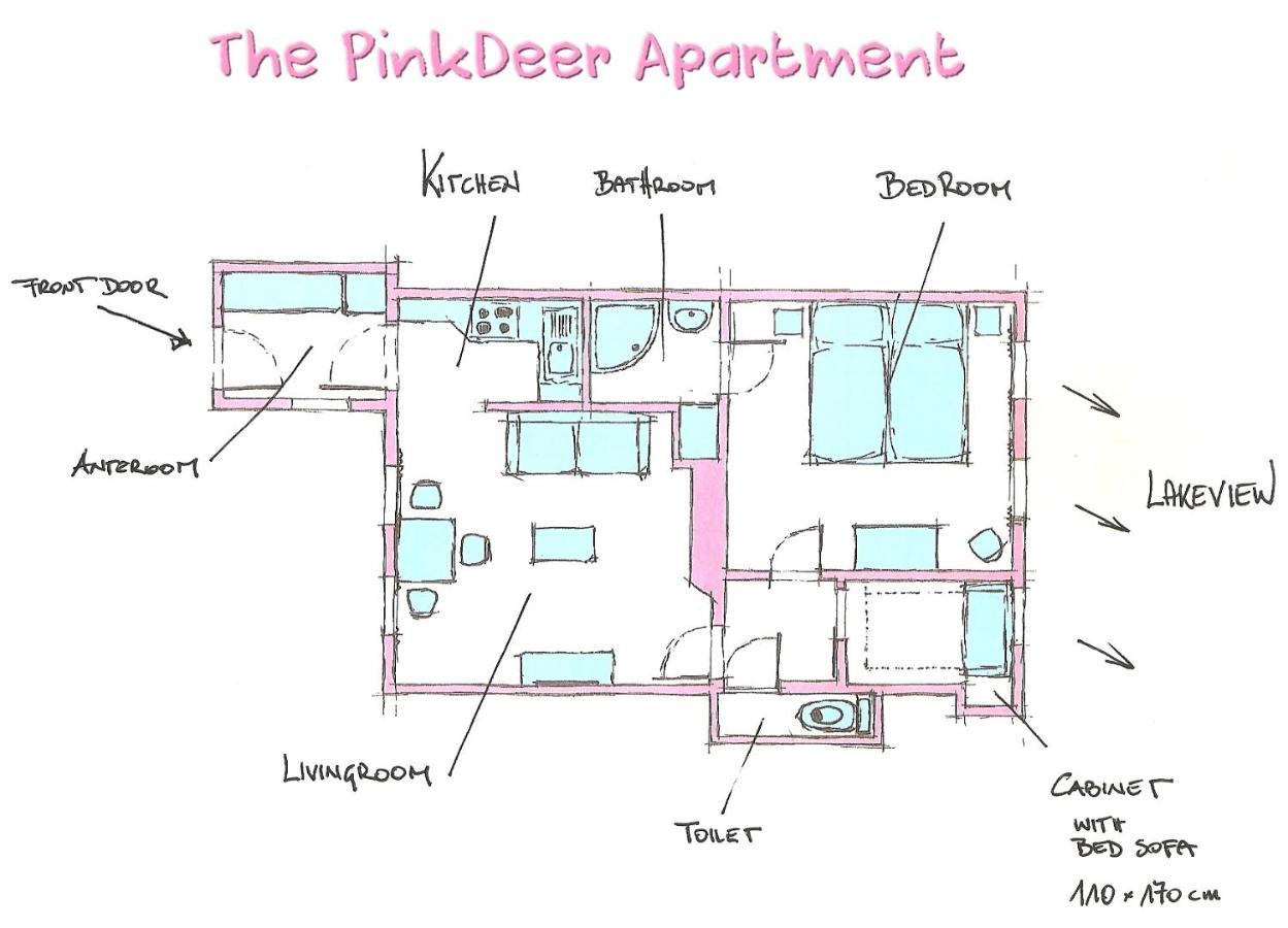 Ferienwohnung Pinkdeer Hallstatt Exterior foto